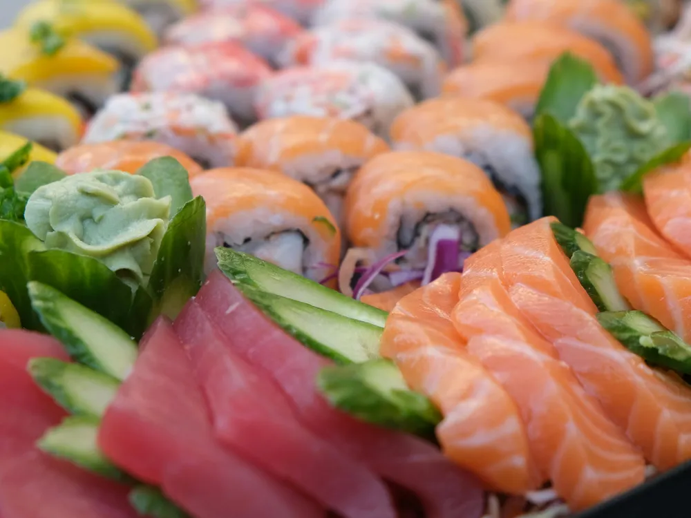 Plateau sashimi saumon thon